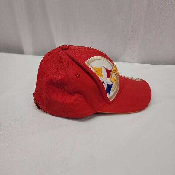 Vintage Steelers Pittsburgh Red Team NFL Cap - Picture 2 of 8